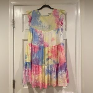 Vici Babydoll tie dye dress size L